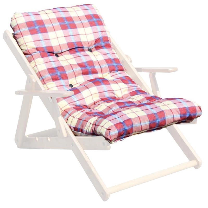 CUSCINO IMBOTTITO PER POLTRONA RELAX IN COLORE ROSSO SCURO