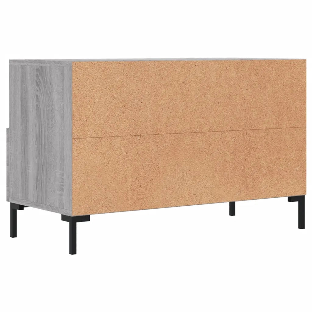 Mobile TV | Armadietto TV | Mobile Porta TV Grigio Sonoma 80x36x50 cm in Legno Multistrato