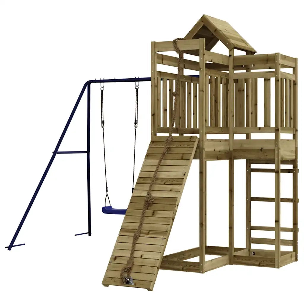 Set da Gioco da Esterno in Legno di Pino Impregnato 3156879
