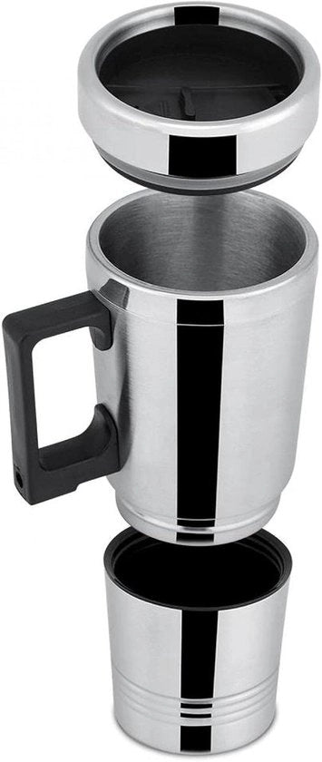 Cuppa Auto 12V/24V 300 ml Zaino di Caffè Portatile Thee Pot Cuppa per Veicoli - Facile da Usare - Ossigenatore Acqua Esterno con Coperchio