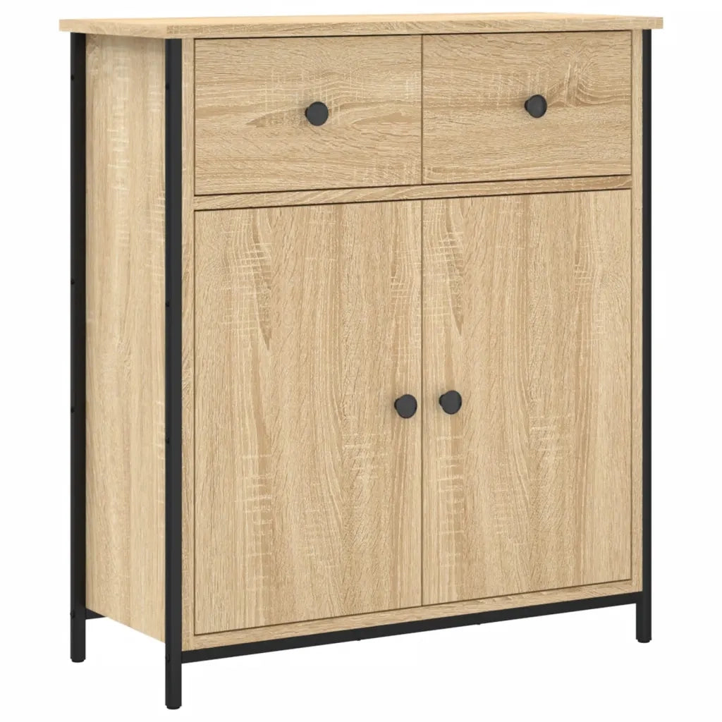 Credenza-Buffet-Armadio da cucina Rovere Sonoma 70x30x80 cm in Legno Multistrato 732447