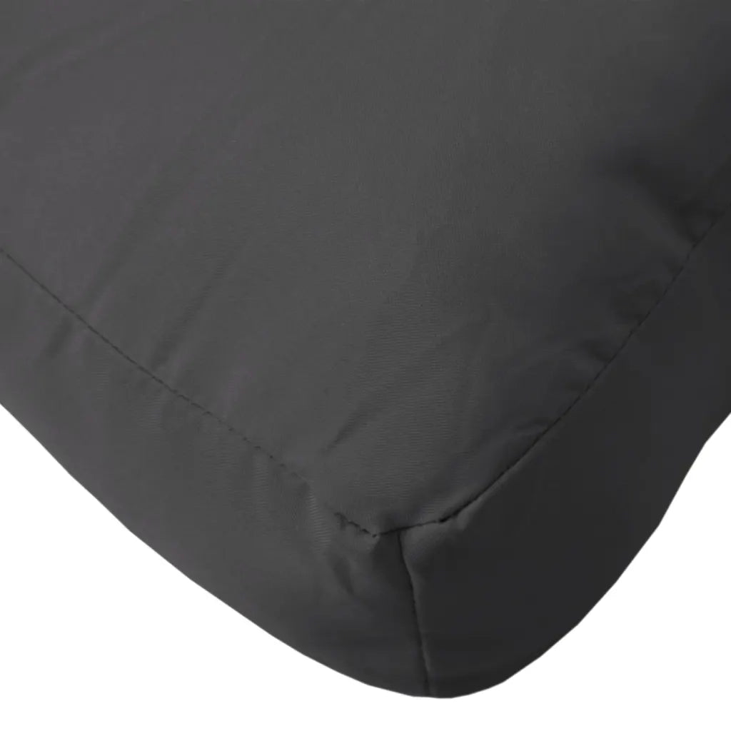Cuscino per Pallet Nero 70x70x12 cm in Tessuto 360476