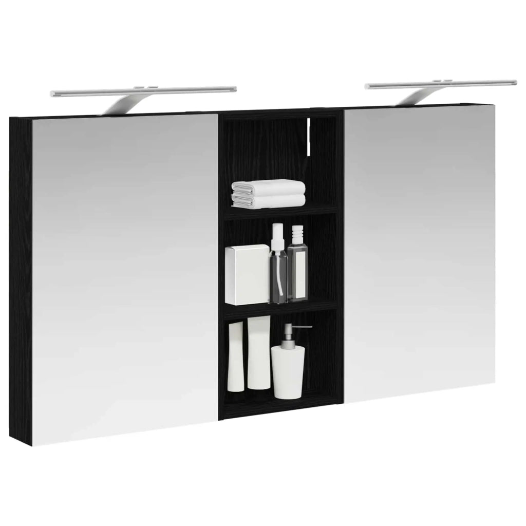 Set di Armadi da Bagno con porta 3 pcs 110 x 10,5 x 60,5 cm 3403721