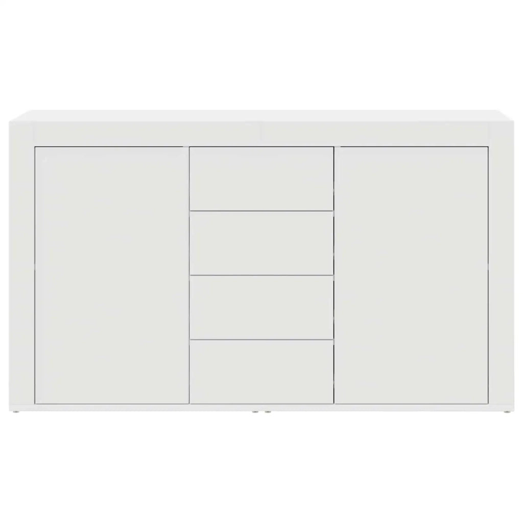 Credenza | Madia | Buffet da pranzo | Armadio da pranzo con cassetto Bianco 120 x 36 x 69 cm Legno multistrato