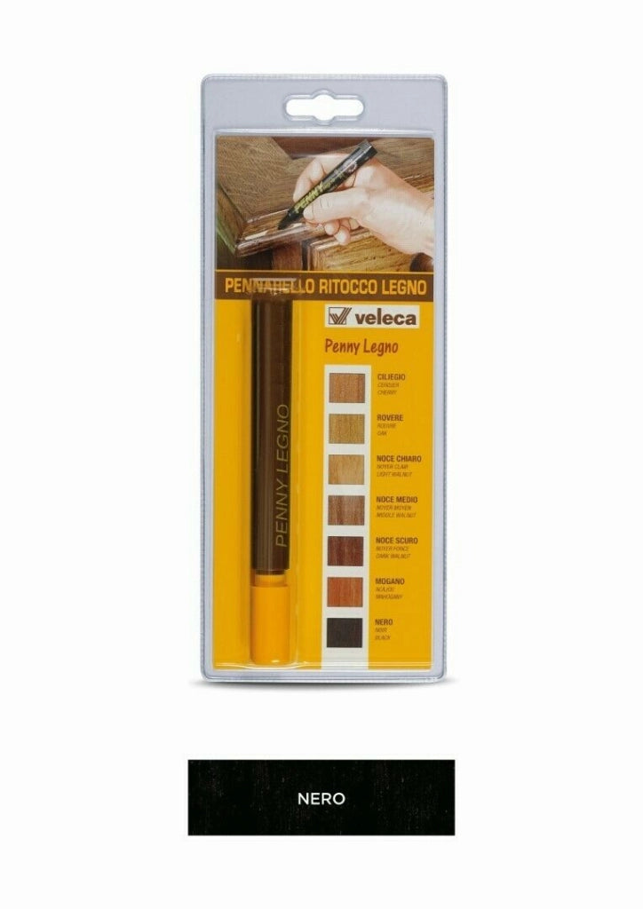 Pennylegno Pennarello Nero Set 5 Pezzi - Veleca