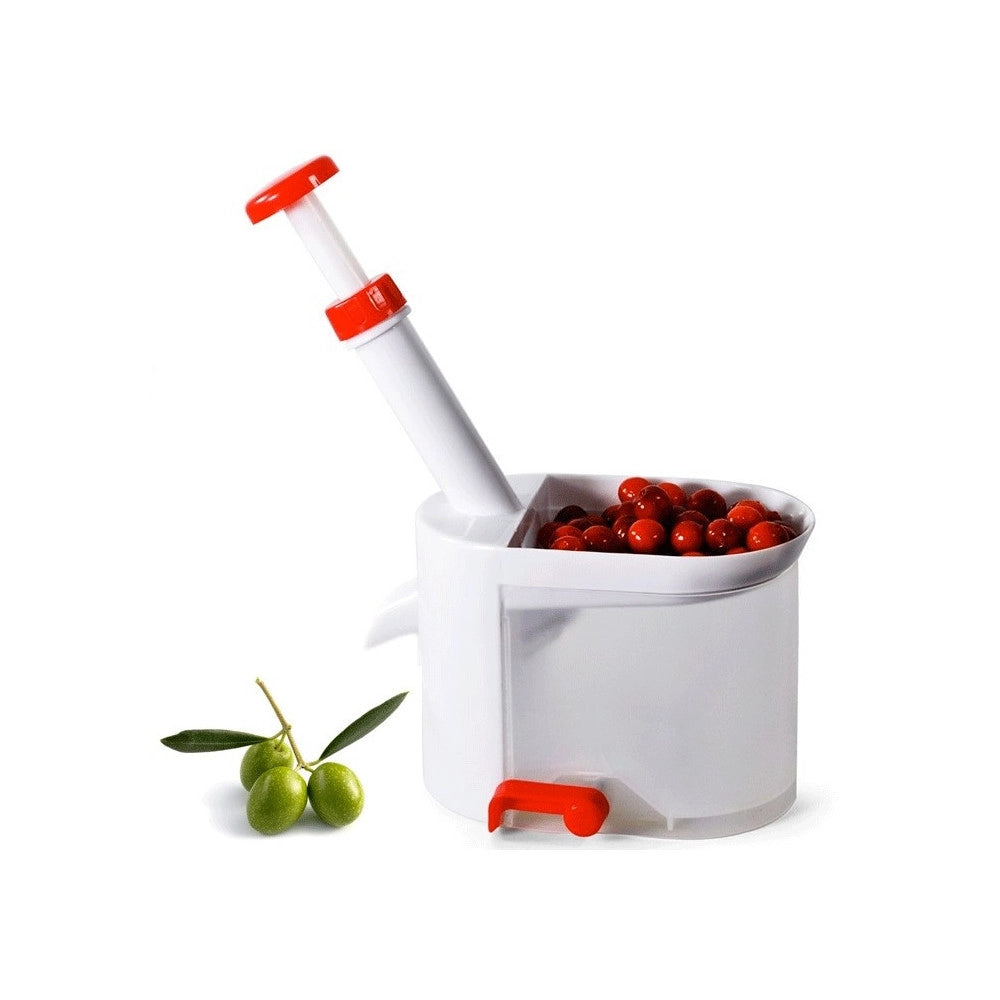 Trade Shop - Snocciolatore Manuale Snocciola Ciliegie Olive Per Marmellate E Insalate -