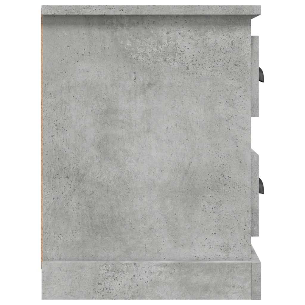 Mobile TV-Credenza TV-Console TV Grigio Cemento 102x35,5x47,5 cm in Legno Multistrato