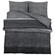 Set Copripiumino Grigio Scuro 140x200 cm in Cotone CFW8310143
