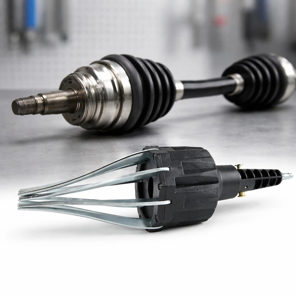 Utensile pneumatico per montaggio cuffie semiasse 8 bar Divaricatore con ganasce espandibili fino a 120 mm per giunti omocinetici uso professionale