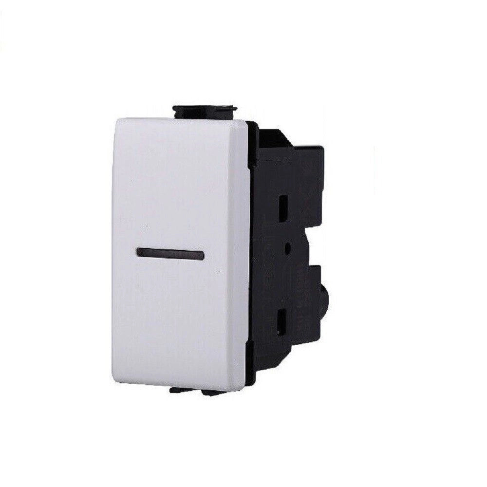 Trade Shop - Serie Bticino Frutti Matix Compatibile Presa Schuko Lan Pulsante Deviatore Usb -