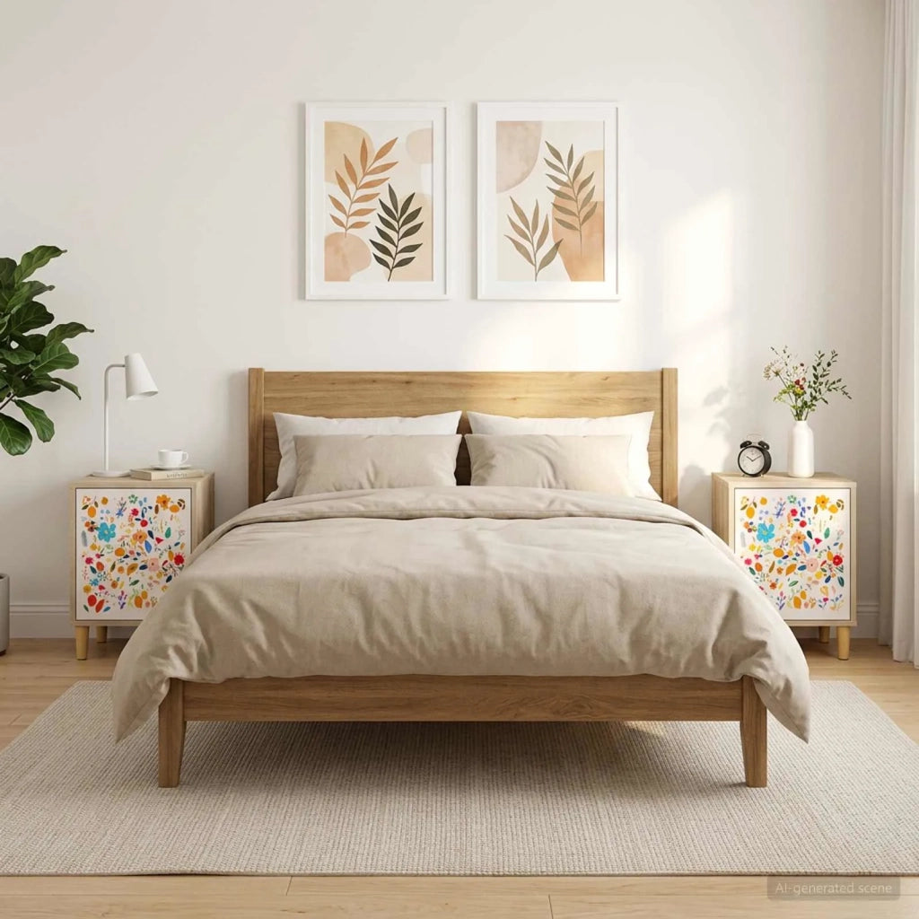Armadio da Notte MAINZ 2 pz Rovere Sonoma 36 x 33 x 50 cm 8007220