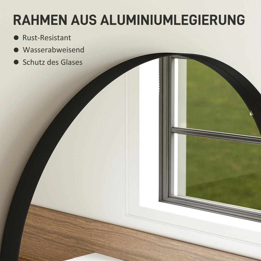 Specchio Bagno ¨C Minimal ¨C Nero Aluminium 50x70