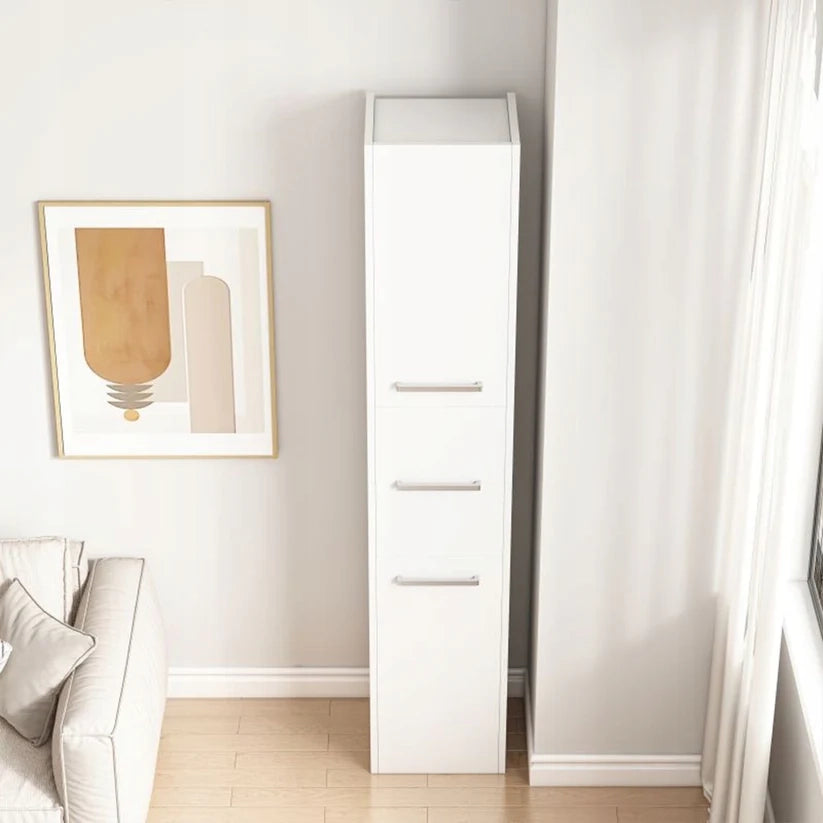 Armadio Bianco 30x170x30 cm Pratico e Compatto