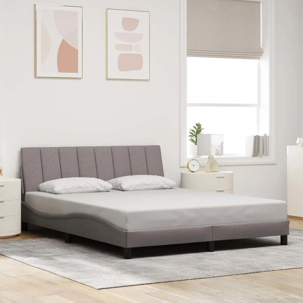 Giroletto senza Materasso Hanko Tortora 160x200 cm in Tessuto 3310472