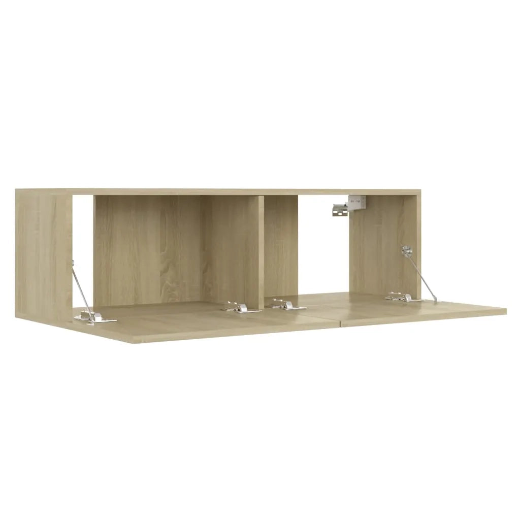 Mobile Porta TV Rovere Sonoma 100x30x30 cm in Legno Multistrato 801484