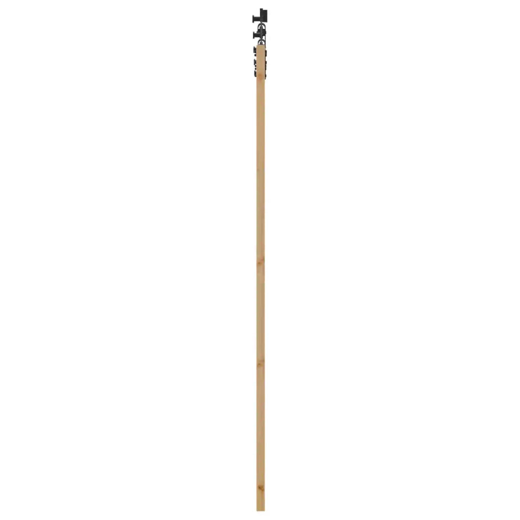 Porta scorrevole Naturale e Nero 73,5 x 211 cm 3445504