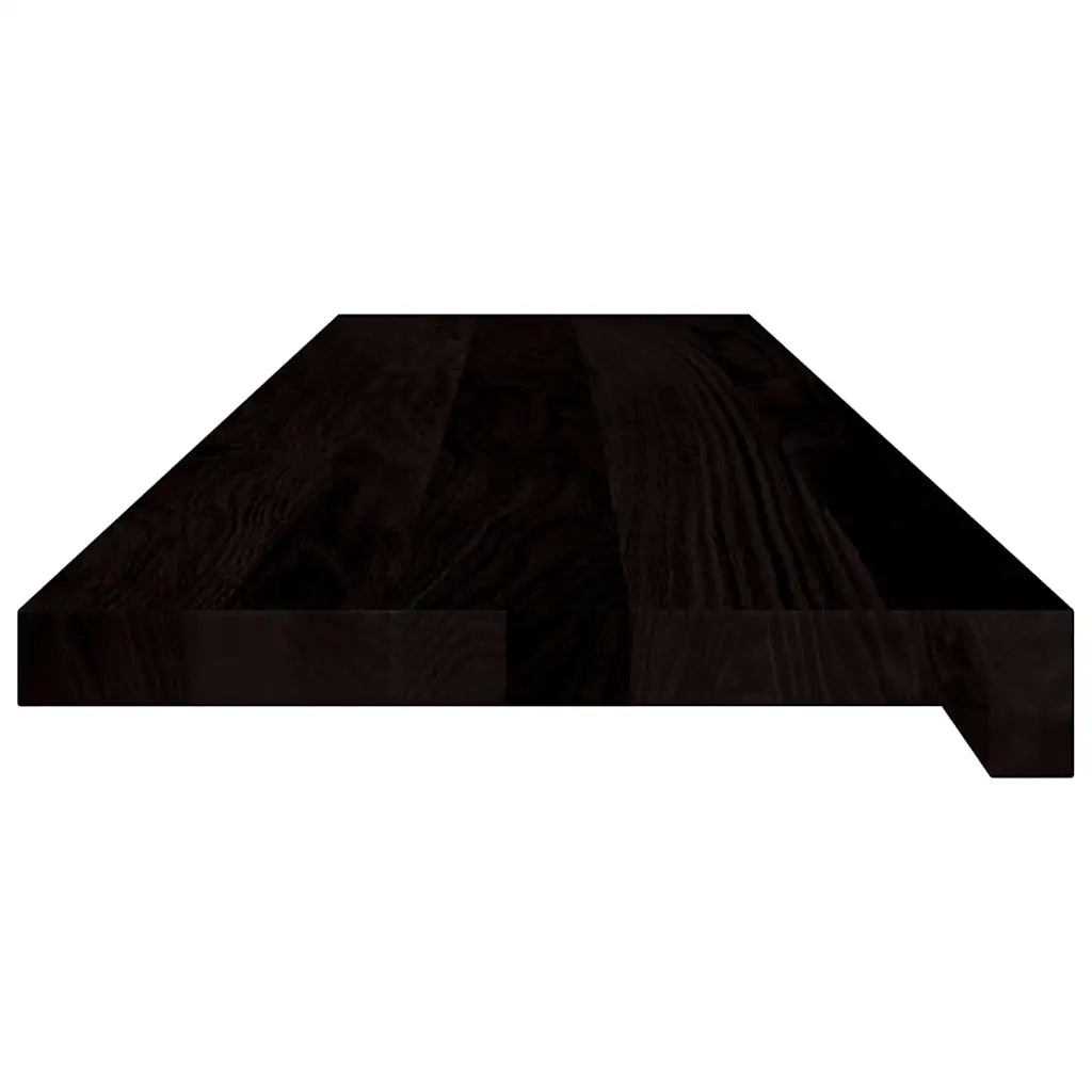 Gradini 2 pz Marrone Scuro 100x30x2 cm Legno Massello Rovere 3283805