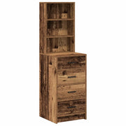 Credenza | Madia | Buffet da pranzo | Armadio da pranzo Legno vecchio 40 x 41 x 135 cm Legno multistrato