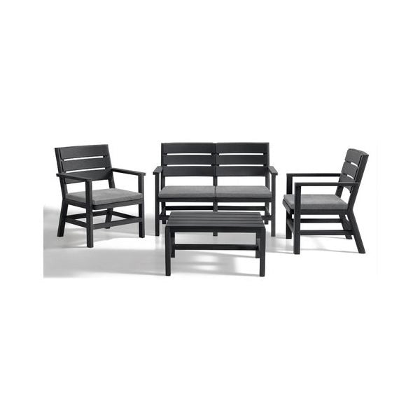 Set da esterno bica 9690 4 doghe grafite