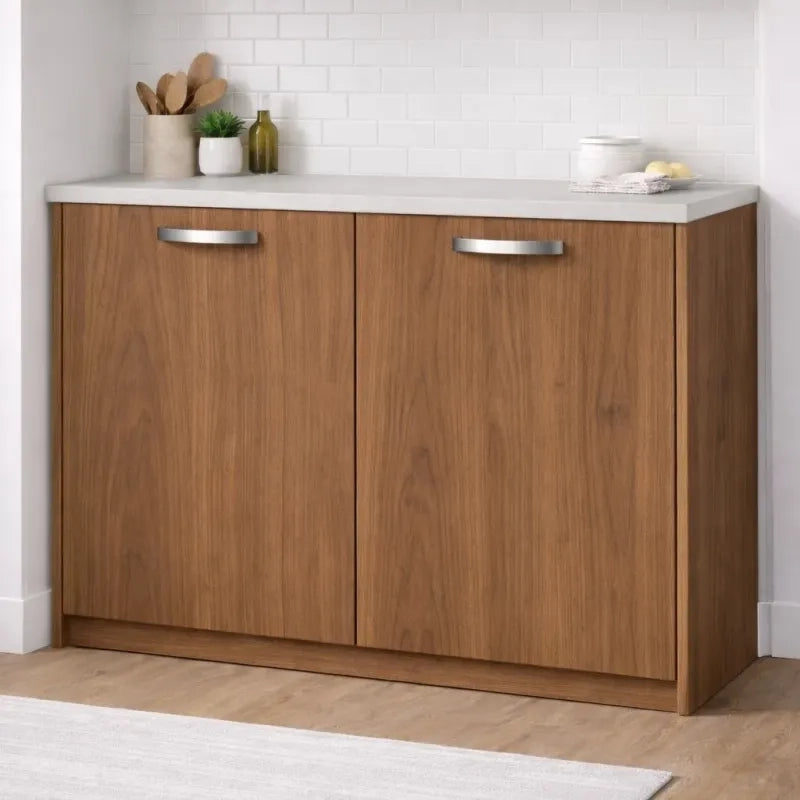 Anta per mobili in Legno nobilitato Compresa di Maniglia 72x45 Noce