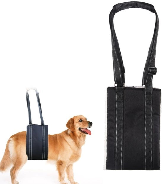 Aiutante per Cani Portatile - Manubrio di Rieducazione - Sostegno Portatile per Cani - Resistente ai Colpi - Comodo - Tessuto di Alta Qualità Oxford - Porta Cani Portatile