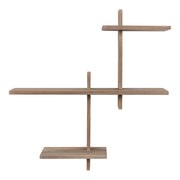 Mensola a parete Gavi in pino naturale FSC 55x15x55 cm