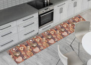 Tappeto Passatoia Antiscivolo Disegno Shabby Legno Chiaro - 50x320 - Shabby Legno