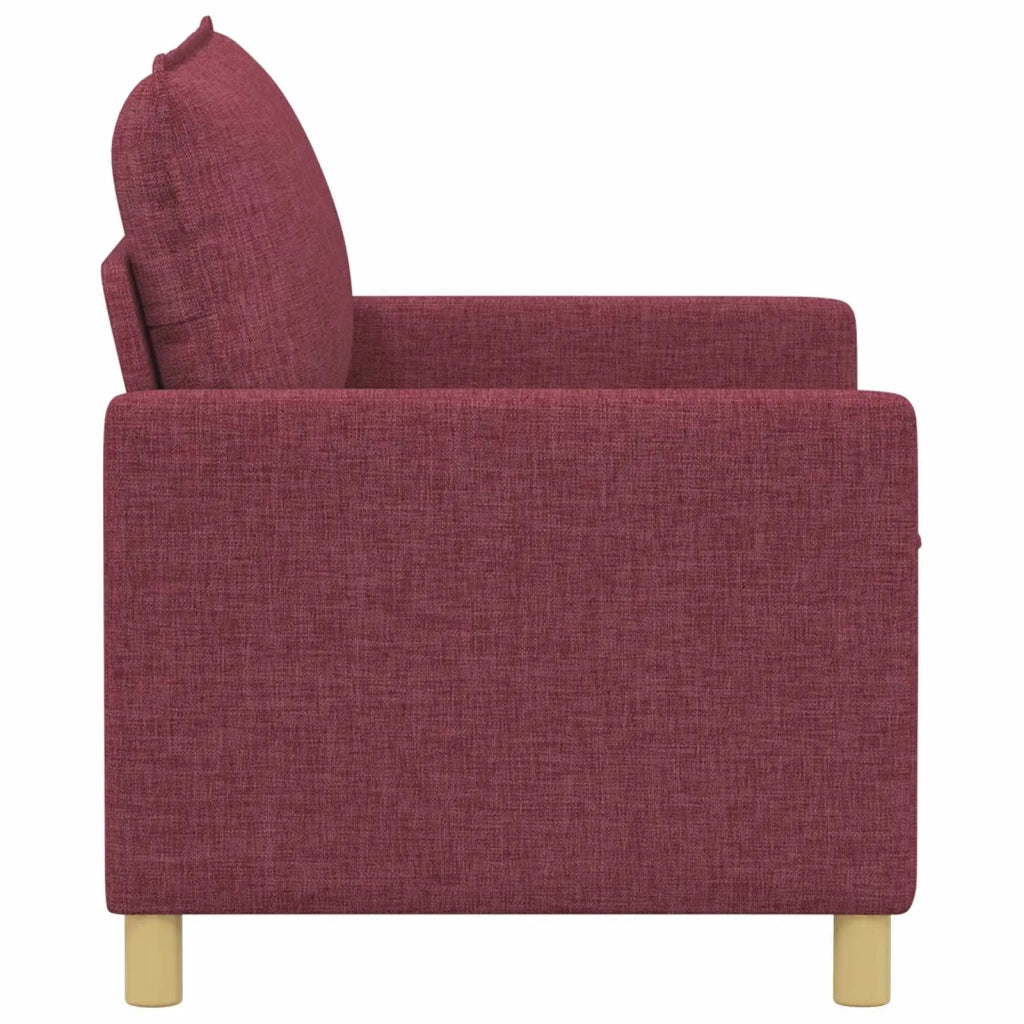 Divano Rosso Vino Tessuto 42028792