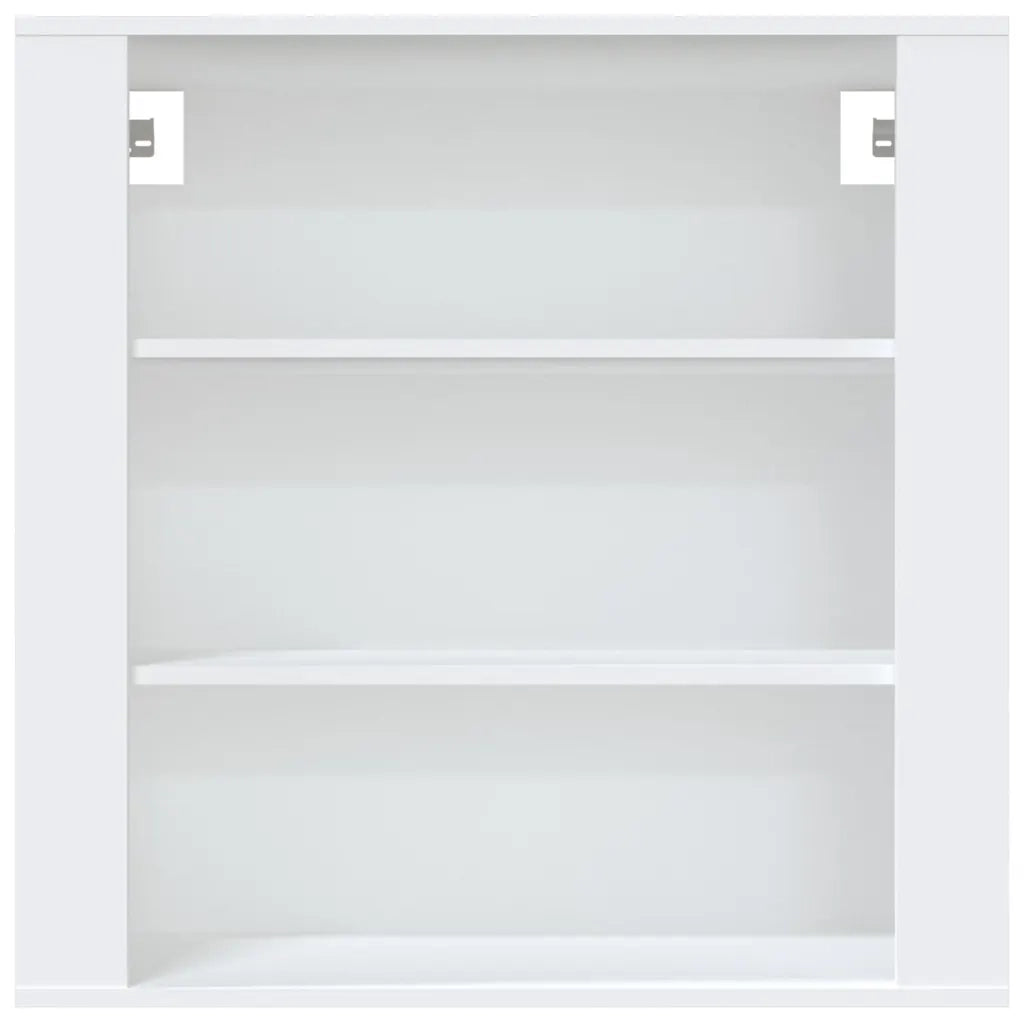 Mobile a Parete Bianco 80x33x80 cm in Legno Multistrato 816592