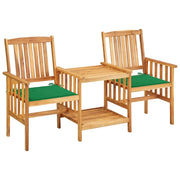 Sedie da giardino con tavolino e cuscini legno massello di acacia 02_0013339