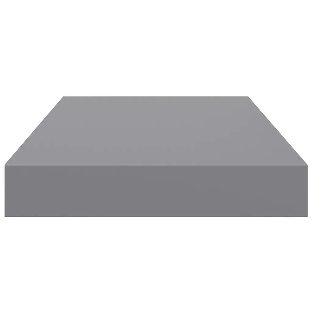 4 pz Scaffali a Parete | Ripiano a parete | Mensole a Parete Grigi 40x23x3,8 cm in MDF