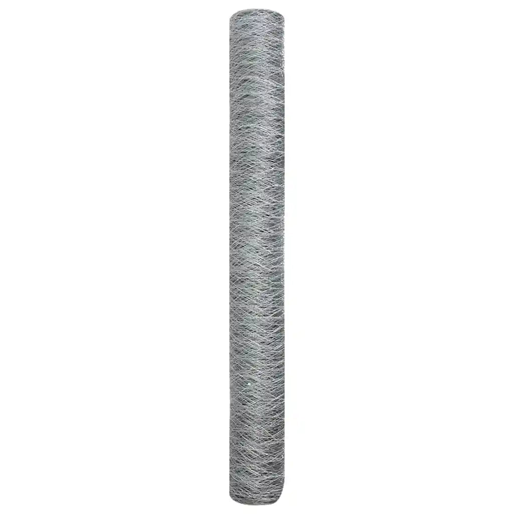 Recinzione Esagonale Argento 1 x 100 m Acciaio zincato 42005755