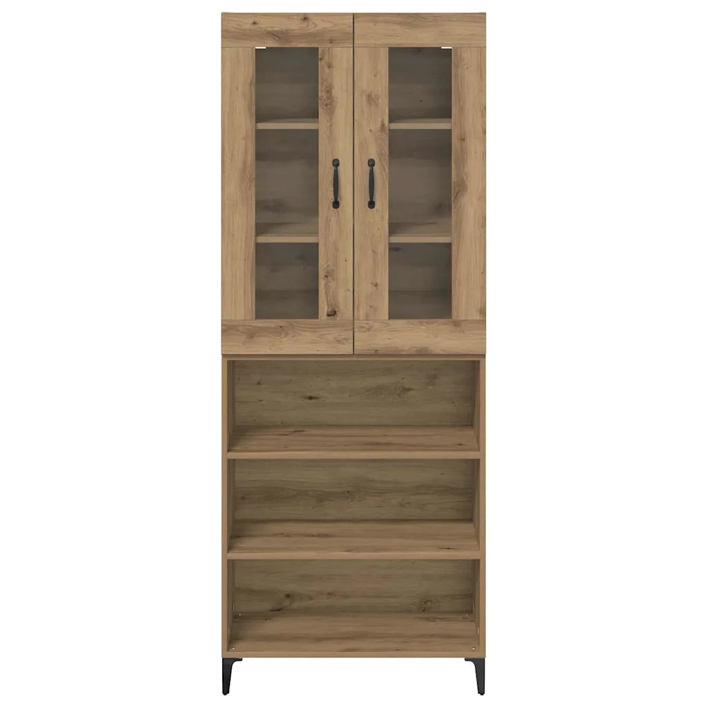Credenza-Buffet-Armadio da cucina Rovere artigianale 69,5 x 34 x 180 cm 772007