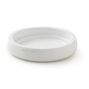 PORTA SAPONE DA APPOGGIO IN RESINA BIANCA MODELLO KIRA - DIM. CM (LXPXH): 11,3X11,3X2,26 - BIANCO MATTO  - GDY