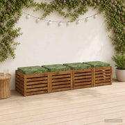 Cuscini per Sedia in 4 Pezzi VUGHT 4 pcs 100% Poliestere 946231
