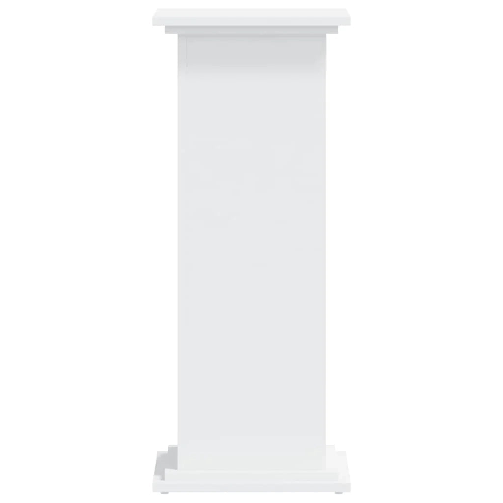 Portavasi mobiletto portafiori 33 x 33 x 80 cm legno ingegnerizzato bianco 02_0045154