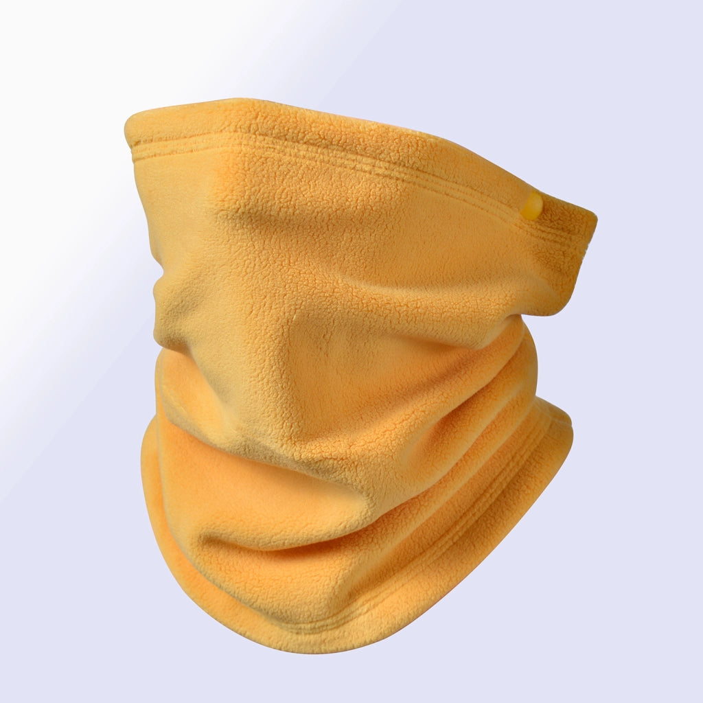 Maschera/scaldacollo elasticizzato unisex, scaldacollo invernale in pile, protezione per il collo per ciclismo all'aperto, protezione dal freddo