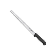 Victorinox 5.4623.30 Fibrox Coltello da Salmone Lama Flessibile Scanalata 30cm Acciaio Inox colore Nero