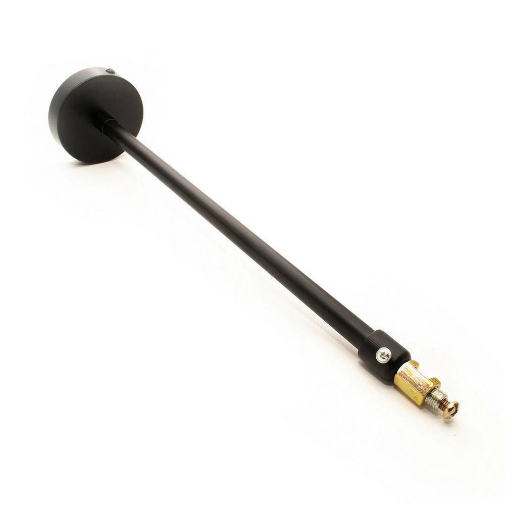 Trade Shop - Asta Regolabile Per Faretti A Binario Elettrico Staffa Illuminazione 20cm T-20cm - Nero