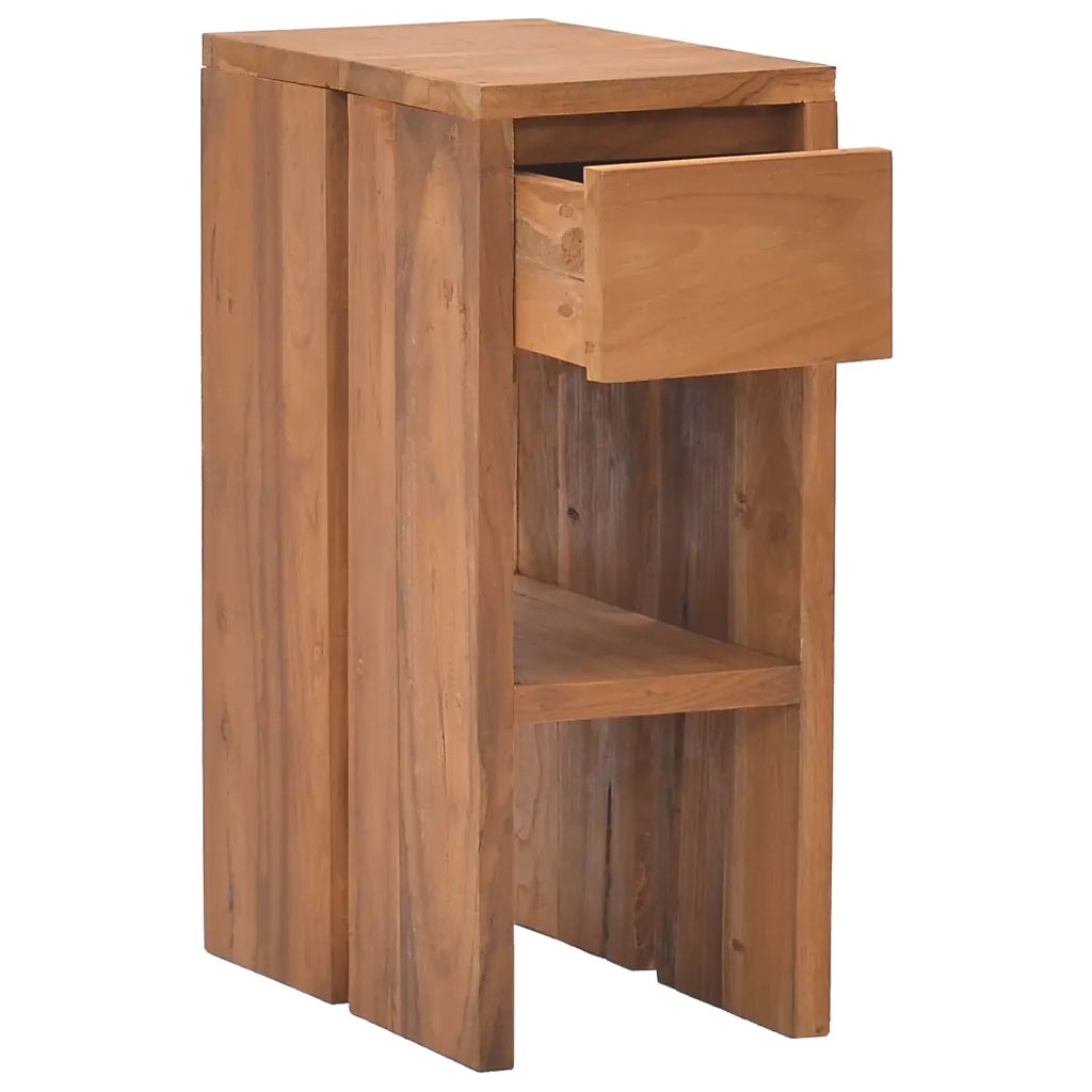 Comodino 20x35x50 cm in Legno Massello di Teak 326122