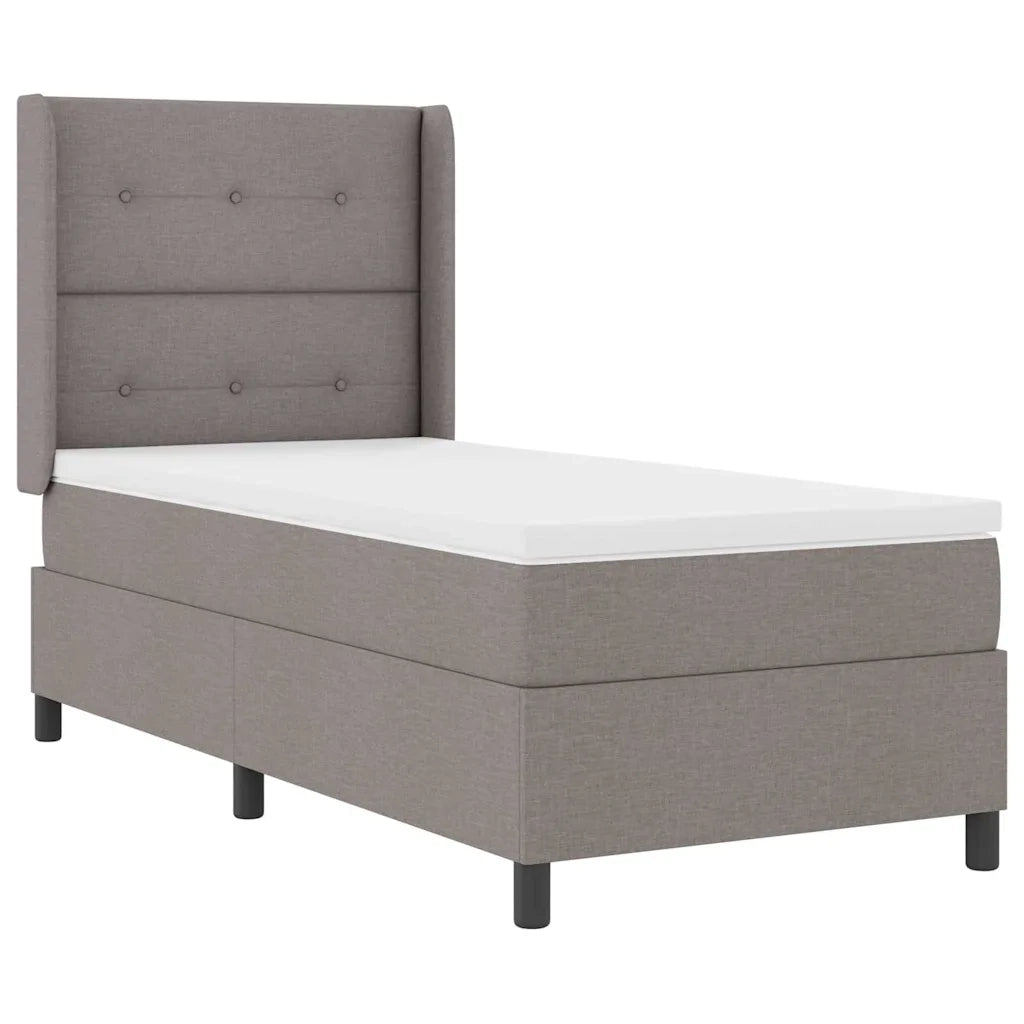 Letto a Sorgente LED con materasso Talpa 90 x 190 cm Tessuto