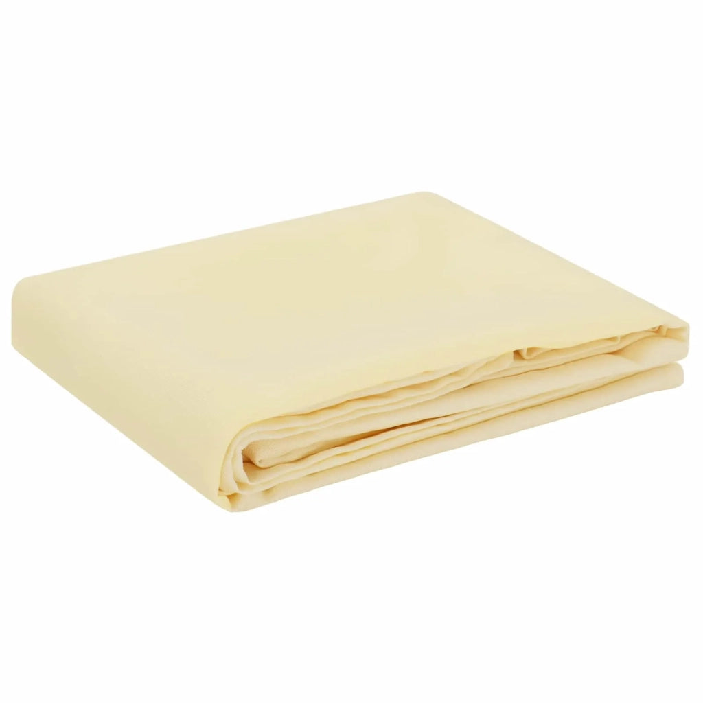 Tovaglia da Tavolo Bianco Crema 140 x 260 cm Poliestere 42039887