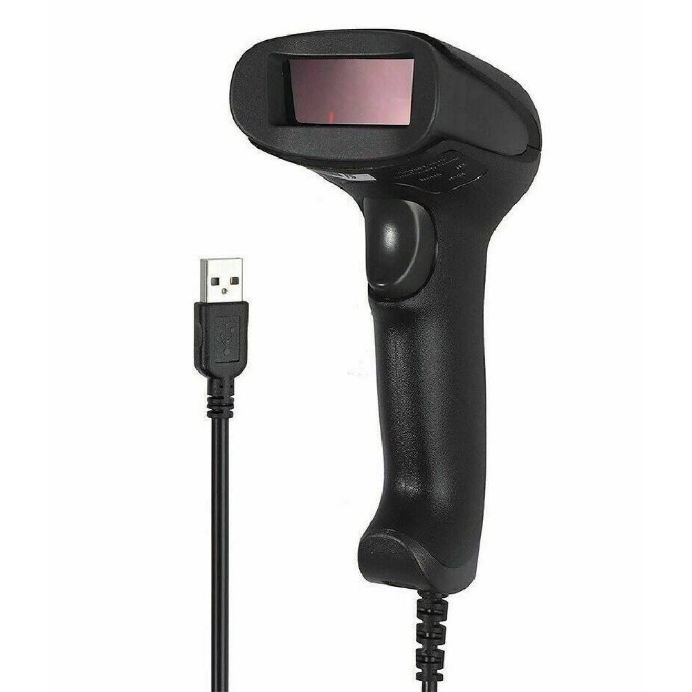 Trade Shop - Lettore Codice A Barre Barcode Scanner Con Cavo Usb Pistola Laser Q-a202 -
