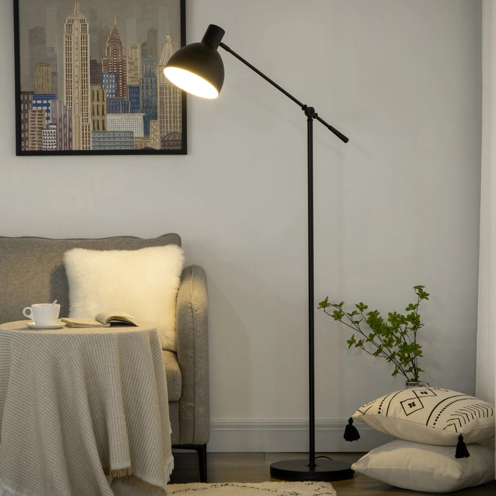 Lampada da terra regolabile ¨C Minimal ¨C nero