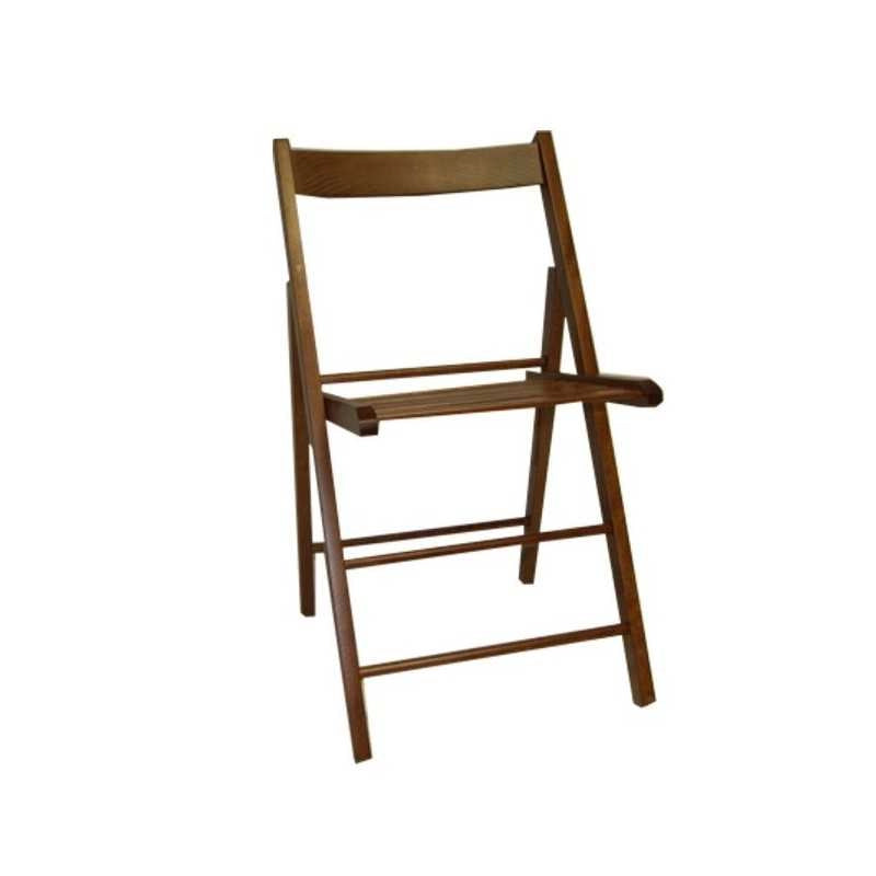 Sedia Legno Pieghevole Birreria Noce Vette