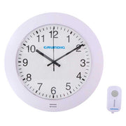 Orologio da Parete con Campanello Porta Senza Fili Wireless 29cm Grundig Bianco