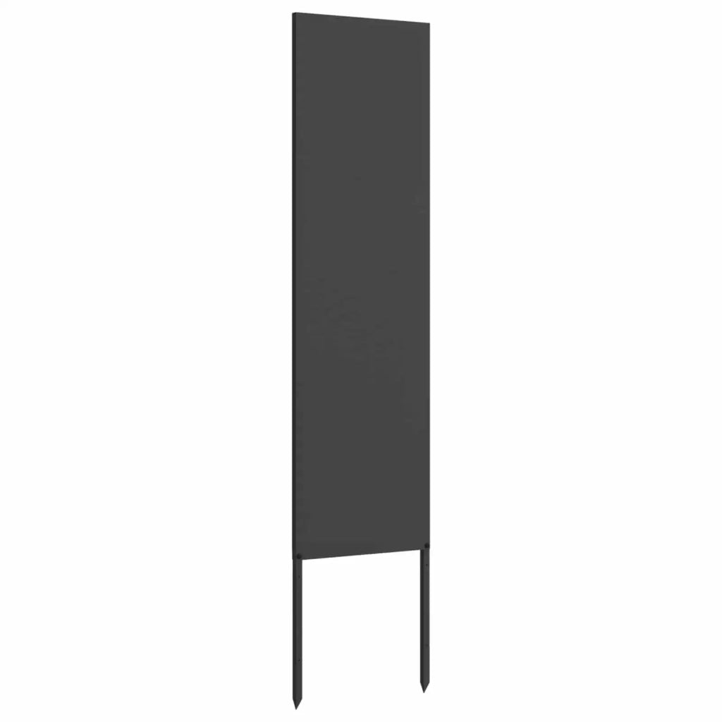 Schermo per privacy in giardino Traforo Nero 32 x 140 cm 876217