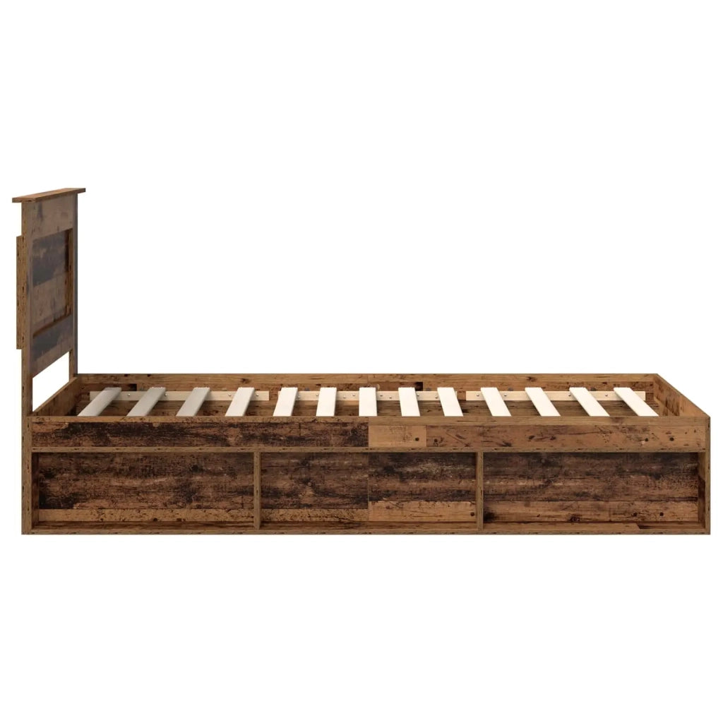 Struttura del letto Legno vecchio 90 x 200 cm Pino massello 3410142