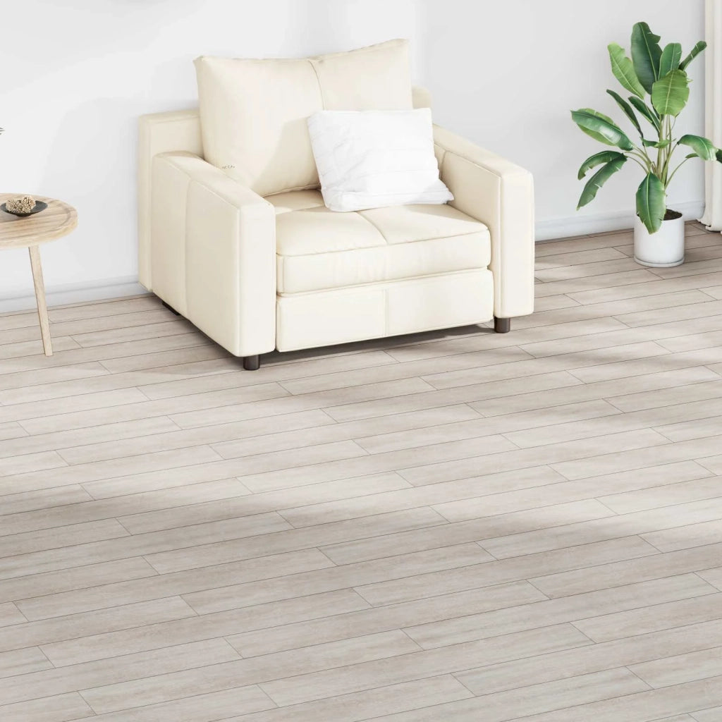 Tavole per Pavimenti 36 pcs Bianco Rovere Classico 5,02 m² PVC 42046256
