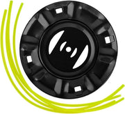 Adatto per 2 pezzi di testa di falciatrice in acciaio con un diametro interno di 5 mm e 4 linee come sostituzione per risciatori a benzina/litiostecchi